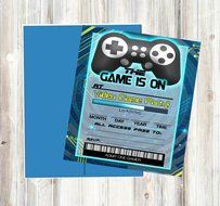 Video Game Themed Party Supplies for Your Gamer (Invitations)