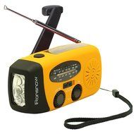 iRonsnow IS-088 Dynamo Emergency Solar Hand Crank Self Powered AM/FM/NOAA Weather Radio, LED Flashlight, Smart... N28
