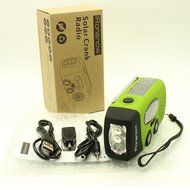 iRonsnow IS-088 Dynamo Emergency Solar Hand Crank Self Powered AM/FM/NOAA Weather Radio, LED Flashlight, Smart... N31