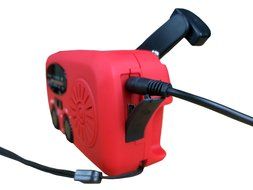 iRonsnow IS-088 Dynamo Emergency Solar Hand Crank Self Powered AM/FM/NOAA Weather Radio, LED Flashlight, Smart... N32