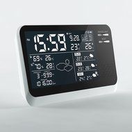 New Arrival Smart Weather Station with Forecast/Temperature/Humidity Thermometer LED Weather Clock stazione meteo... N2
