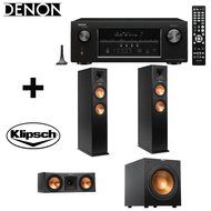 Denon AVR-S900W 7.2 Channel Full 4K Ultra HD A/V Receiver with Bluetooth and Wi-Fi + 2 Klipsch RP-260F Reference...