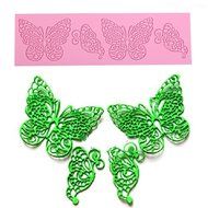 Jiuhong Silicone Butterfly Lace Fondant Embossing Dies Cake Decorating Sugarcraft Moulds N3