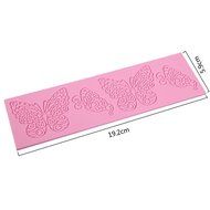 Jiuhong Silicone Butterfly Lace Fondant Embossing Dies Cake Decorating Sugarcraft Moulds N4