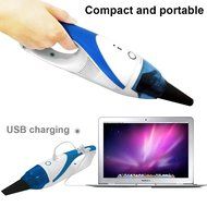 NUTK Rechargeable Electric Handheld Mini Car Vacuum Cleaner Dust Collector Household Bagless, Wet/Dry, Cordless... N8