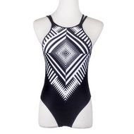 HOT Sale!Canserin Women Bohemia One-piece Geometric Bandage Swimsuit N10