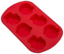 Wilton 6 Cavity Silicone Snowman Mold Pan