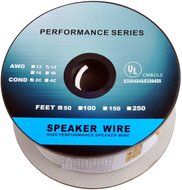 C&amp;E 250 Feet 14AWG CL2 Rated 2-Conductor Loud Speaker Cable (For In-Wall Installation) N18