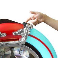 Electrohome Kinsman Jukebox with CD Player, FM Radio, USB &amp; SD Playback and MP3 Input - EAJUK500