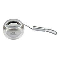 Generic Mini Speaker Built-in Rechargable Lithium Battery Output 3 Watts With Foldable AUX Cable(Silver)