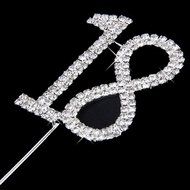 Zeroyoyo Cake Topper For 18th Wedding Anniversary/Birthday Party Decoration Tool N6