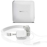 Harman Kardon Esquire Wireless Speaker System and Soho Headpones for iPod (White)