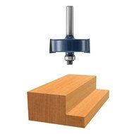 Bosch 85218M 1-1/4-Inch Diameter 1/2-Inch Cut Carbide Tipped Rabbeting Router Bit 1/4-Inch Shank With Bearing...