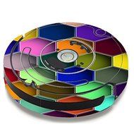 Skin Decal Vinyl Wrap For IRobot Roomba 650 655 Vacuum / Colorful Octagon Pattern