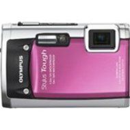 Olympus Stylus Tough 6020 Point &amp; Shoot Digital Camera - 14 Megapixel - 2.70" Color LCD - Pink 5x Optical Zoom...