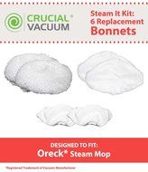 Oreck Steam It Kit; Includes 6 Washable, Reusable Mop Pads; Fits the Oreck Steam Mop; Designed &amp; Engineered by... N3
