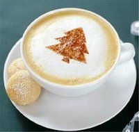 HENGSONG Coffee Machine Barista Stencils Template Strew Spray Print 16-piece N2