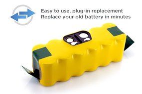 Tenergy Replacement Battery for iRobot R3 500, 600, 700 &amp; 800 series 14.4V APS Battery N16