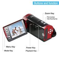 Camera Camcorders, Besteker Portable Digital Video Camcorder HD Max. 16.0 Megapixels 1280*720P DV 2.7 Inches TFT... N6