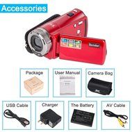 Camera Camcorders, Besteker Portable Digital Video Camcorder HD Max. 16.0 Megapixels 1280*720P DV 2.7 Inches TFT... N8