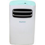 Keystone KSTAP12CL 12,000 BTU 115V Portable Air Conditioner with Remote Control, White/Blue N6