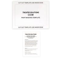 Theater Solutions CS5W In Wall Speakers Surround Sound Home Theater 6 Pair Pack 6CS5W N3