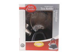 Whistling Tea Kettle Black and Silver Stainless Steel N3