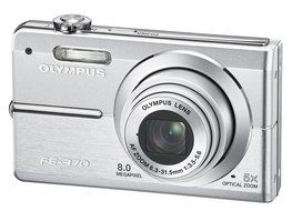 Olympus FE370 8MP Digital Camera with 5x Optical Dual Image Stabilized Zoom (Pink) N14