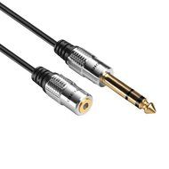 BATIGE Aluminum 6.35mm 1/4 Inch Stereo Plug Male to 3.5mm Stereo Jack Female Socket Headphone Extension Cable...