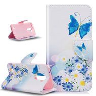 LG K10 Case,LG K10 Cover,ikasus Colorful Painted Premium PU Leather Fold Wallet Pouch Case Flip Stand Credit Card... N29