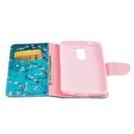 LG K10 Case,LG K10 Cover,ikasus Colorful Painted Premium PU Leather Fold Wallet Pouch Case Flip Stand Credit Card... N32