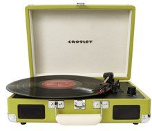 Crosley Cruiser. The Best Modern Portable &amp; Lightweight Turntable Suitcase, Briefcase 3 Speed Gramophone, Vinyl... N3