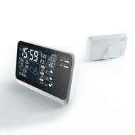 New Arrival Smart Weather Station with Forecast/Temperature/Humidity Thermometer LED Weather Clock stazione meteo... N4