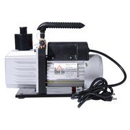 HomCom Single Stage 7 CFM Rotary Vane Vacuum Pump - Black/Silver N3