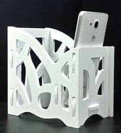 speaker stand d&eacute;cor guard for amazon echo alexa speaker and other bluetoothe speakers white N9