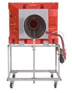 Portacool PAC2K24AD Hazardous Location Pneumatic Portable Evaporative Cooler, 24-Inch, 4898 CFM, Orange N10