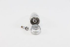 The Posh Bullet - Aluminum Snuff Bullet (Silver)