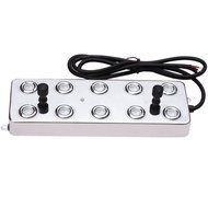 110V-220V 10 head Ultrasonic mist maker fogger humidifier Industry Aeromist Hydroponics +transformer For Rockery... N5