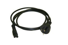 Interpower 86211250 Australian AC Cord Set, AS/NZS 3112:2000 Plug Type, IEC 60320 C5 Connector Type, Black Plug...