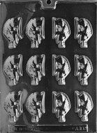 Animals RAZORBACKS (BOARS) Chocolate Candy Mold Soap 2 1/4 x 1 1/4 Good Product quality!!