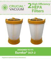 2 Eureka DCF-2 Replacement Hepa Filters, Fits Eureka Bagless Whirlwind Vacuum Cleaners, Compare to Eureka DCF2...