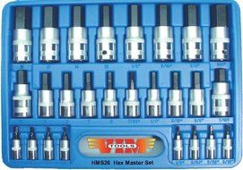 Durston Manufacturing Co HMS26 Master Hex Drive Set - 26 Piece by Durston