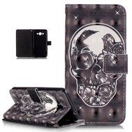 Galaxy Grand Prime Case,ikasus Shiny Glitter Diamond Colorful Art Painting PU Leather Flip Wallet Pouch Stand... N30