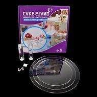 4 Tier Acrylic Round Cupcake Stand N5