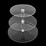 4 Tier Acrylic Round Cupcake Stand N6