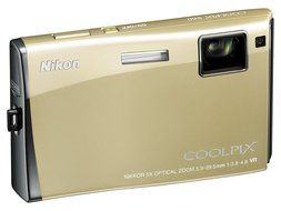 Nikon Coolpix S60 10MP Digital Camera with 5x Optical Vibration Reduction (VR) Zoom (Platinum Bronze) N4