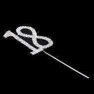 Zeroyoyo Cake Topper For 18th Wedding Anniversary/Birthday Party Decoration Tool N7