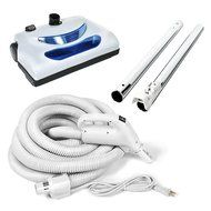 Central Vacuum Ultra Clean Power Unit 7,500 sq. ft. Electric Hose Powerhead Attachments N5