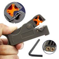CoZroom Electricity Set with Coaxial Cable Stripper for RG6, RG59/62 and RG58, Coaxial Compression Crimp Tool... N2