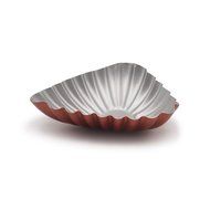 Marx&reg; Non-stick Carbon Steel 3 Inch Shell Molds Mini Tart Pans, Quiche Pan, Mini Pie, Cake Mold(6-pack) Ns6-005